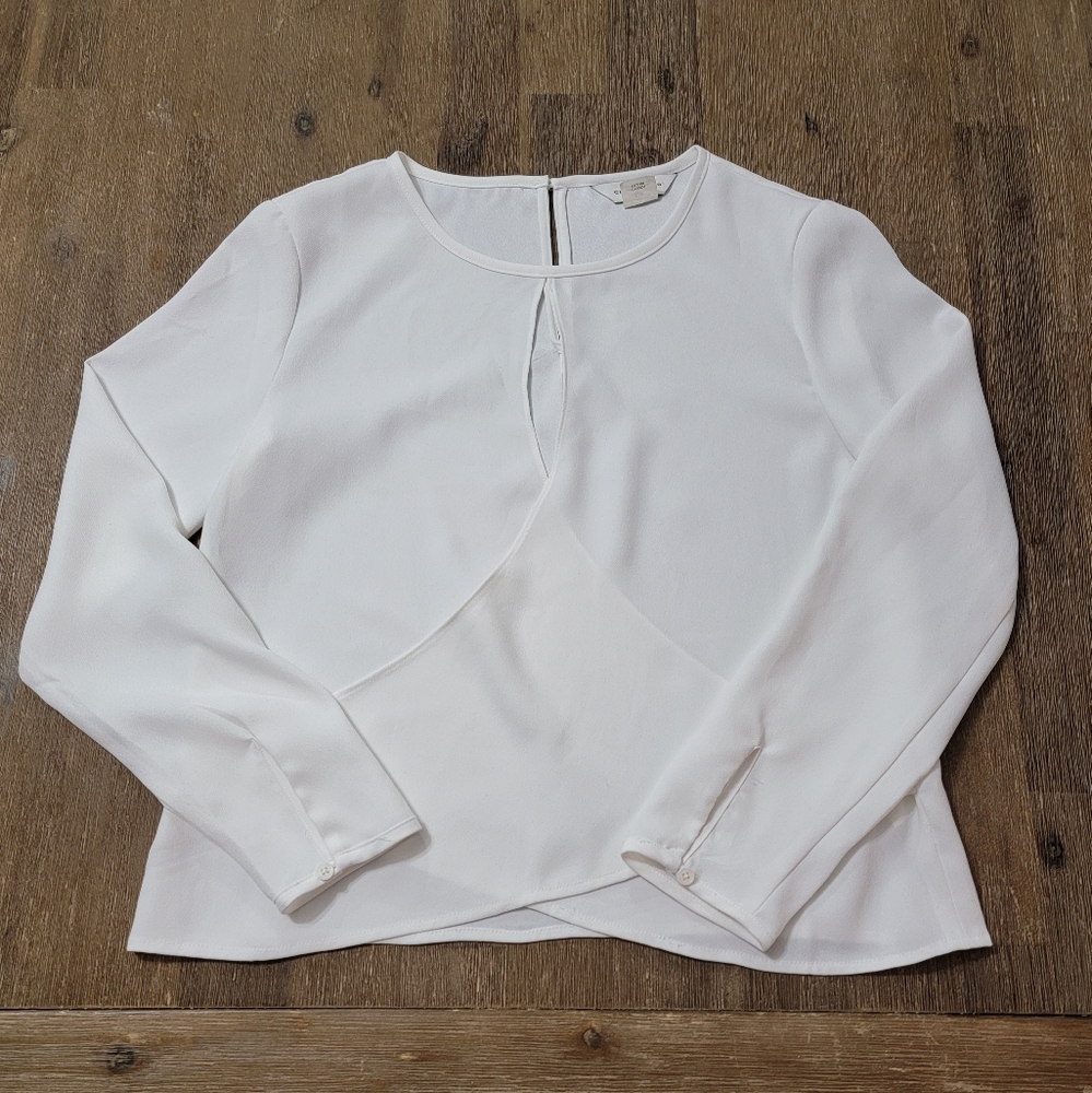 Club Monaco White Blouse
